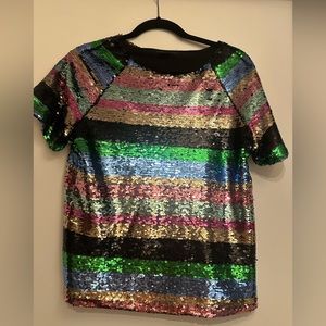 Fabulous sequin tshirt - EUC